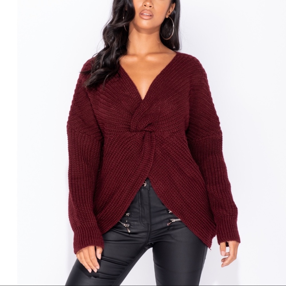 Just In! Tied Up - Knot Dropped Sleeve Sweater - Picture 5 of 8